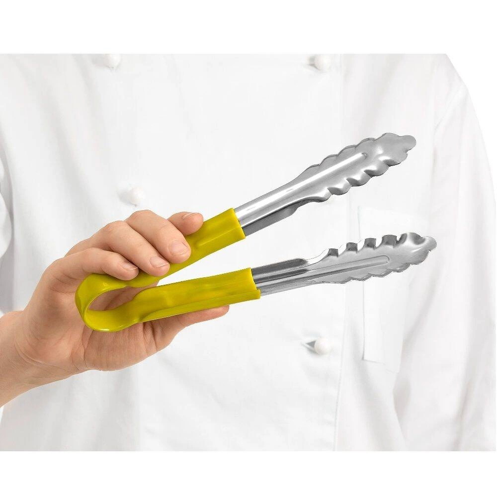 Servírovacie kliešte HACCP, žlté, 24 cm | FORGAST FG11126 – Obrázok 2