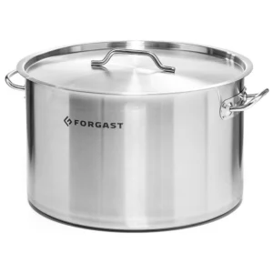 Stredný hrniec z nehrdzavejúcej ocele s pokrievkou, 2 l, priemer 16 cm | FORGAST FG02002