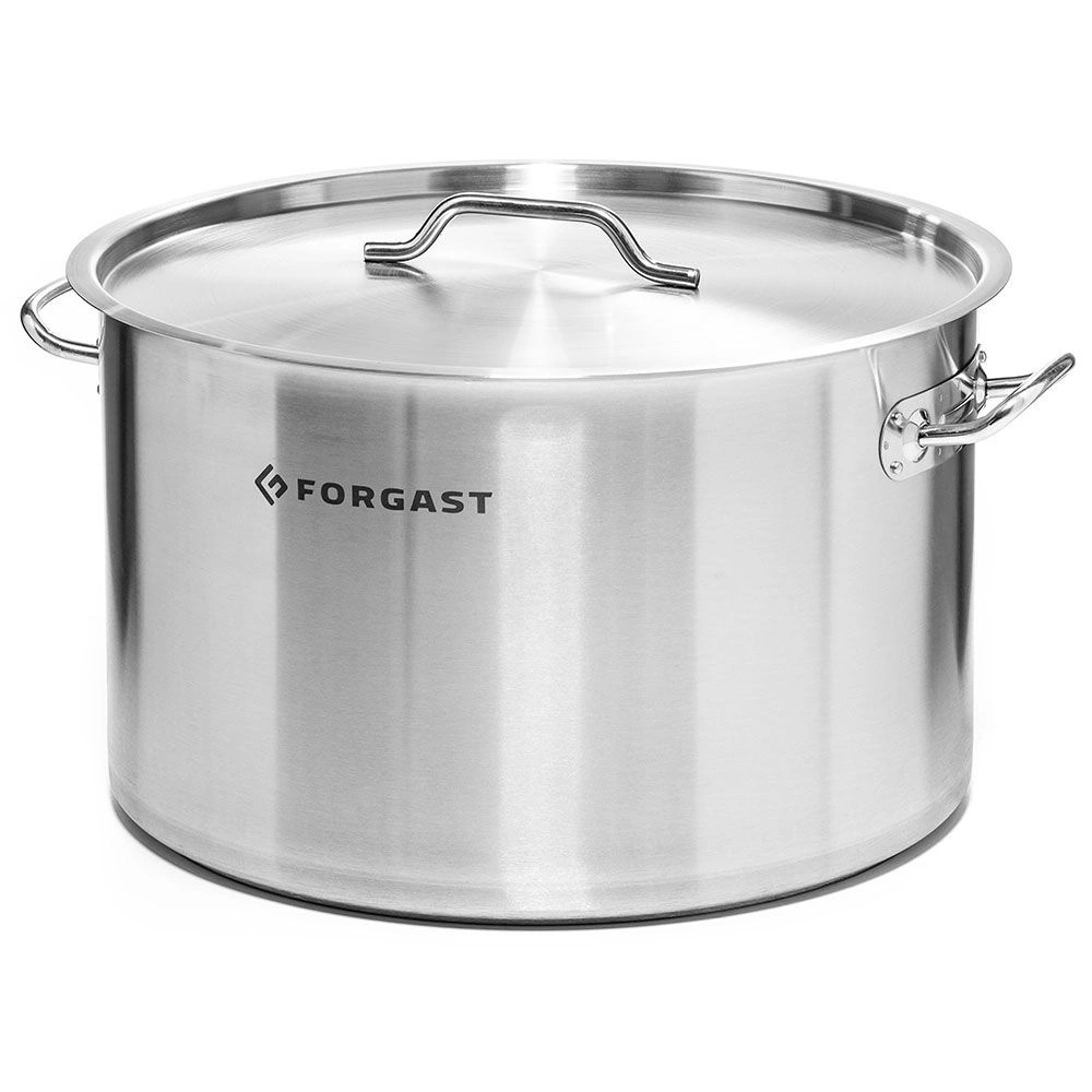 Stredný hrniec z nehrdzavejúcej ocele s pokrievkou, 8 l, priemer 26 cm | FORGAST FG02008 – Obrázok 2