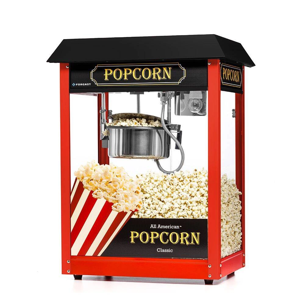 Stroj na výrobu popcornu s čiernou strieškou | FORGAST FG09303 – Obrázok 2