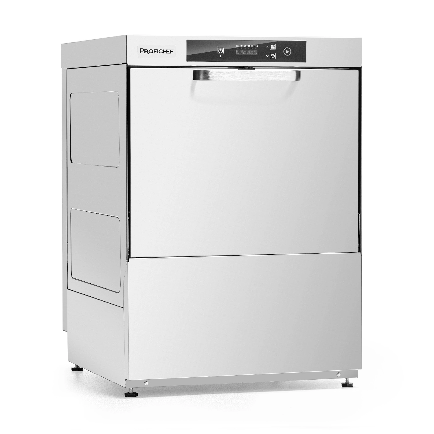 Univerzálna gastronomická umývačka riadu SMART, elektronické ovládanie, odtokové čerpadlo, dávkovač umývacieho prostriedku, 3,25 kW, 230 V | PROFICHEF PCZ-04051 – Obrázok 8
