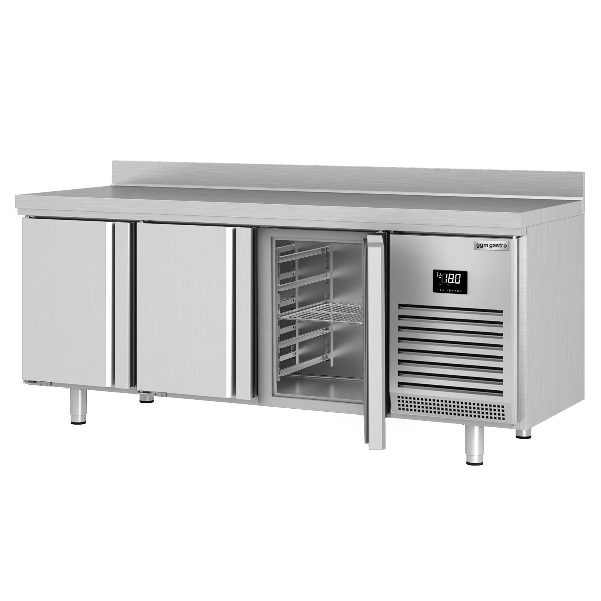 Mraziaci pult Premium PLUS - 1960x600 mm - s 3 dverami - so zvýšeným okrajom – Obrázok 3