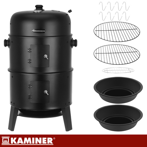 Záhradný gril s krytom 44x80x42cm Kaminer – Obrázok 8