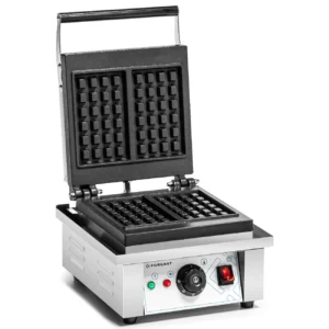 Elektrický hranatý vaflovač na 2 vafle 4x6, 1,75 kW, 230 V | FORGAST FG09713