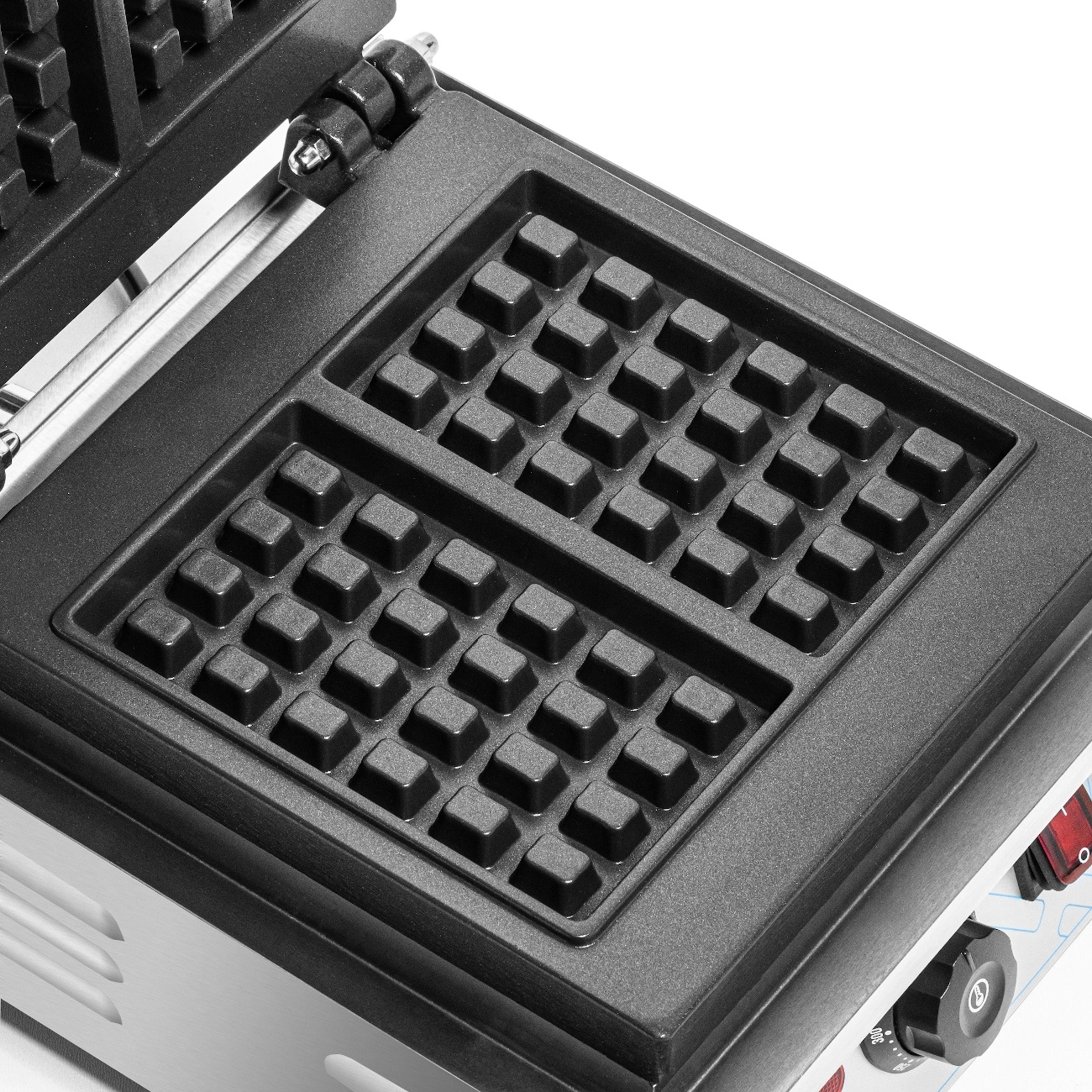 Elektrický hranatý vaflovač na 2 vafle 4x6, 1,75 kW, 230 V | FORGAST FG09713 – Obrázok 3