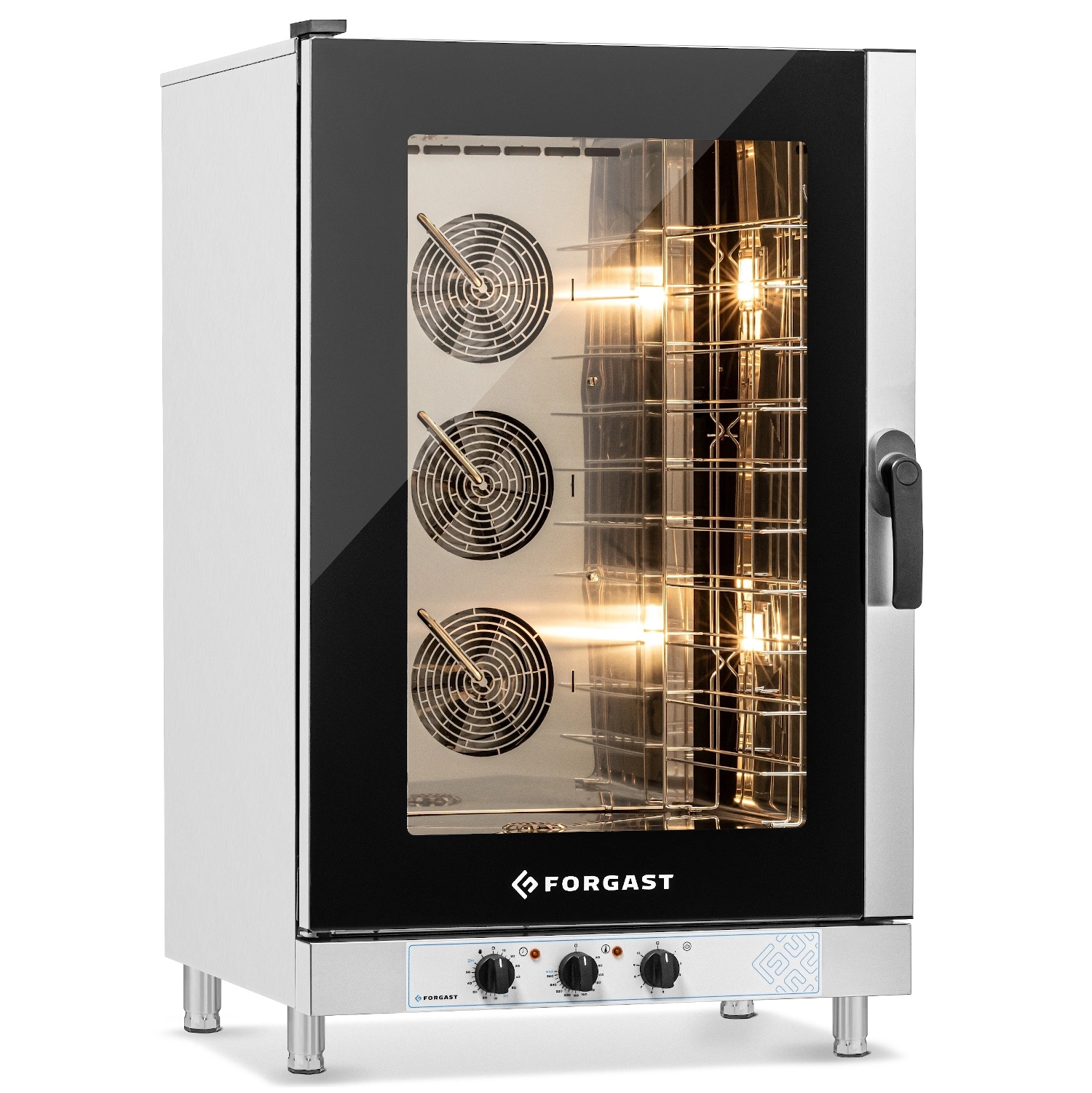 Elektrický konvektomat 10 GN 1/1 alebo 10 podnosov 60x40 cm, 15.8 kW | FORGAST FG09520 – Obrázok 2
