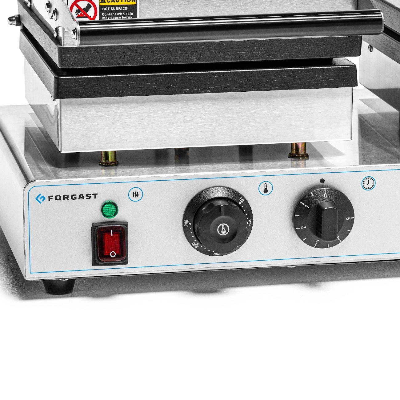 Elektrický vaflovač 4x3 dvojitý, 8 vaflí, 3.5 kW, 230 V | FORGAST FG09726 – Obrázok 5