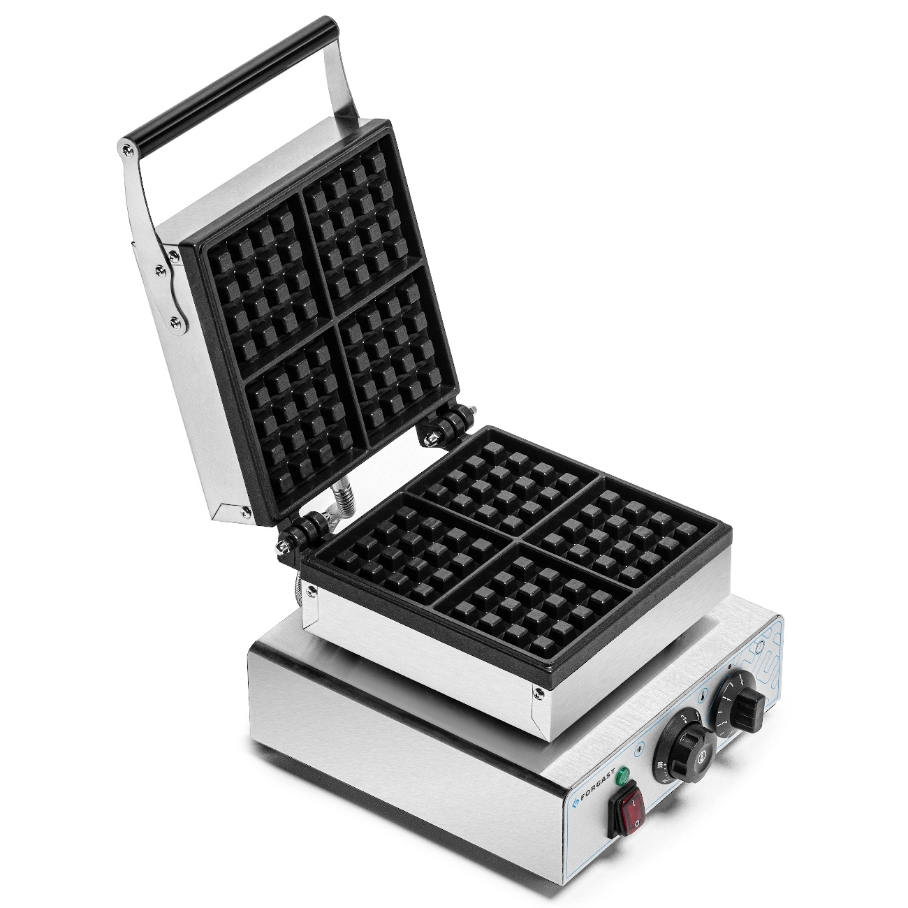 Elektrický vaflovač 4x4 jednoduchý, 1.6 kW, 230 V | FORGAST FG09706 – Obrázok 3