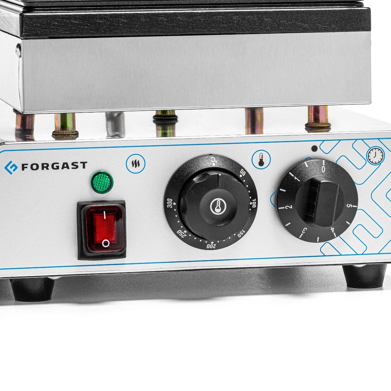 Elektrický vaflovač 4x4 jednoduchý, 1.6 kW, 230 V | FORGAST FG09706 – Obrázok 6