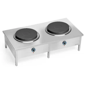 Gastronomická elektrická dvojplatnička, 2x5 kW, 400 V | FORGAST FG09421