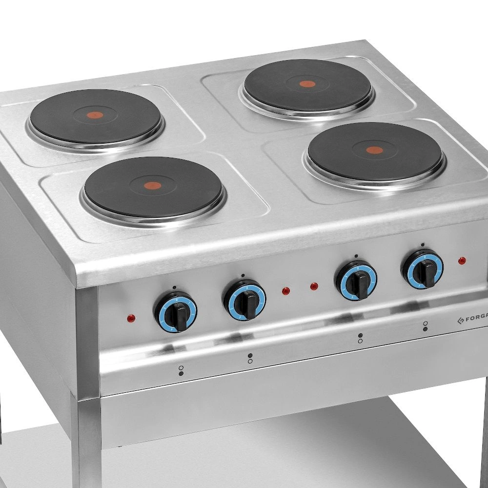 Gastronomická elektrická kuchyňa 4-platňová, 10,4 kW | FORGAST FG09440 – Obrázok 3