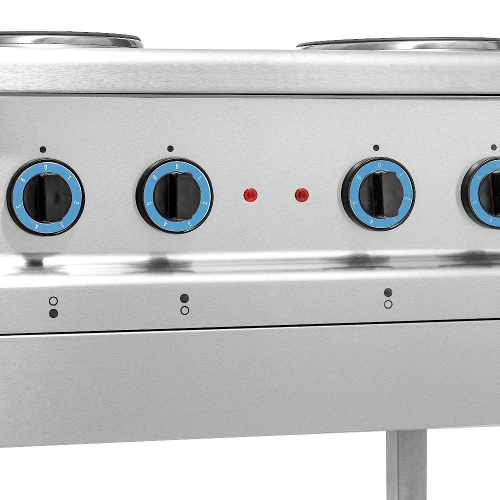 Gastronomická elektrická kuchyňa 4-platňová, 10,4 kW | FORGAST FG09440 – Obrázok 4