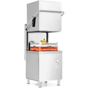 Gastronomická kapturová umývačka riadu s odtokovým čerpadlom, manuálne ovládanie, dávkovač umývacieho prostriedku, 11,25 kW, 400 V | FORGAST FG00213