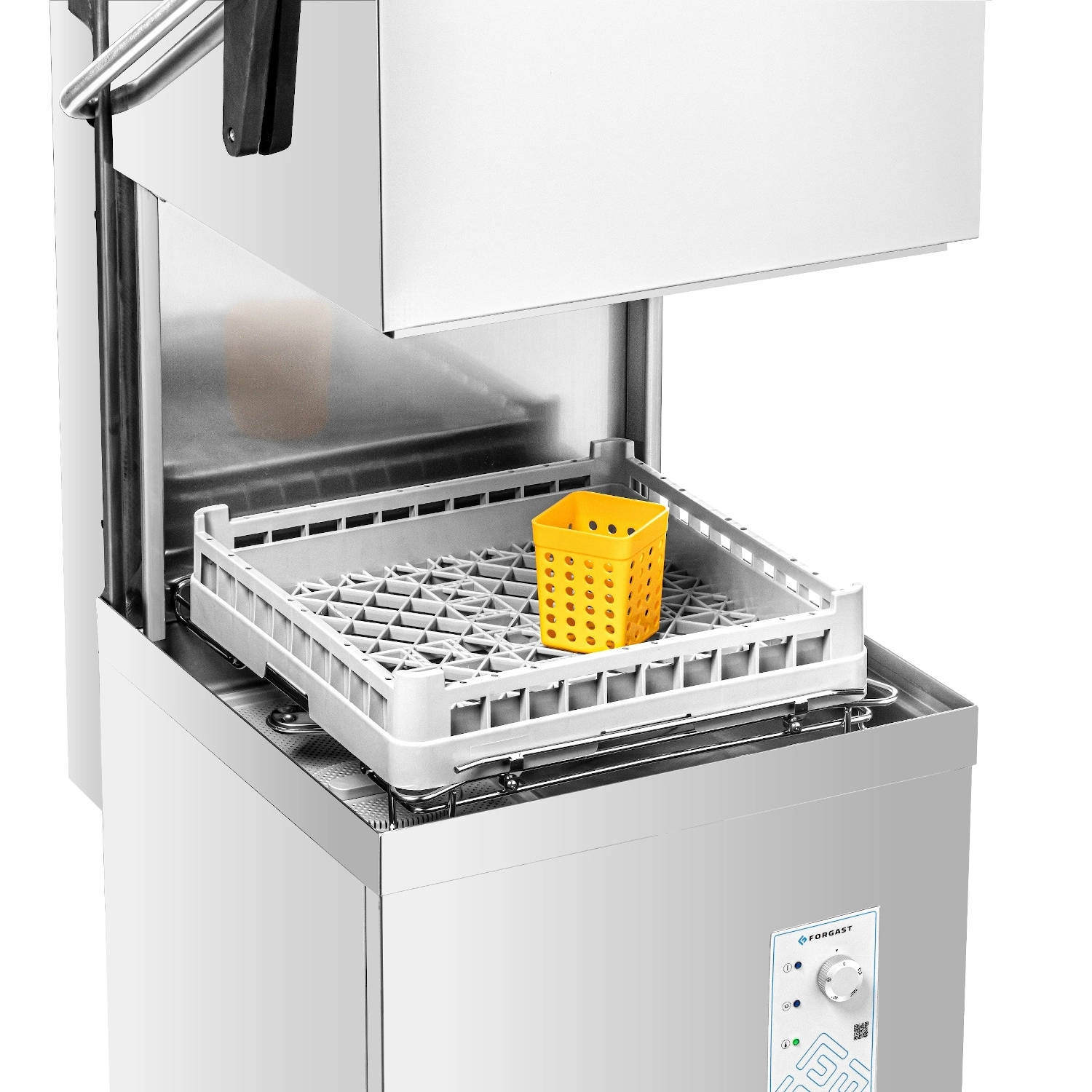 Gastronomická kapturová umývačka riadu s odtokovým čerpadlom, manuálne ovládanie, dávkovač umývacieho prostriedku, 11,25 kW, 400 V | FORGAST FG00213 – Obrázok 4