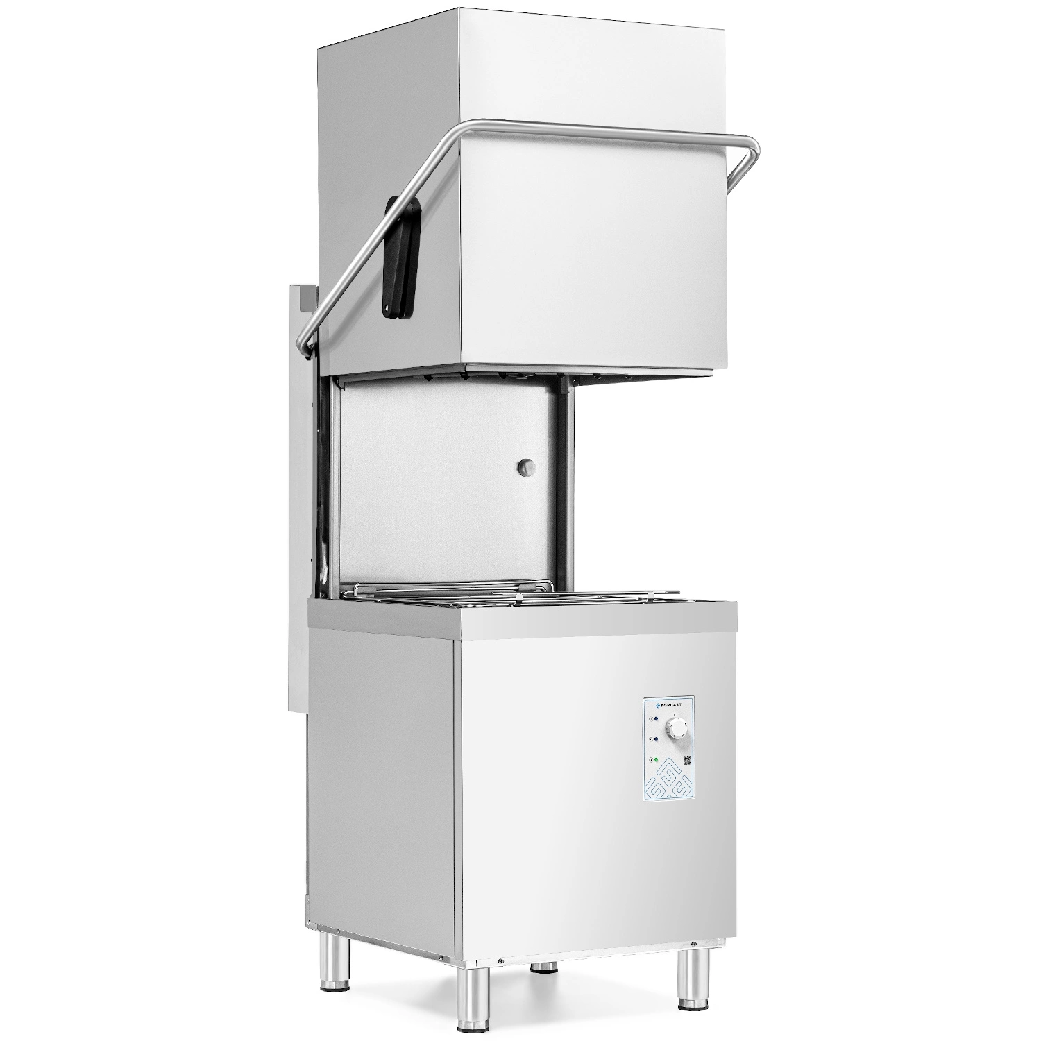 Gastronomická kapturová umývačka riadu s odtokovým čerpadlom, manuálne ovládanie, dávkovač umývacieho prostriedku, 11,25 kW, 400 V | FORGAST FG00213 – Obrázok 2