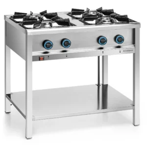 Gastronomická plynová kuchyňa 4-horáková s dolnou policou, 22,9 kW | FORGAST FG09450