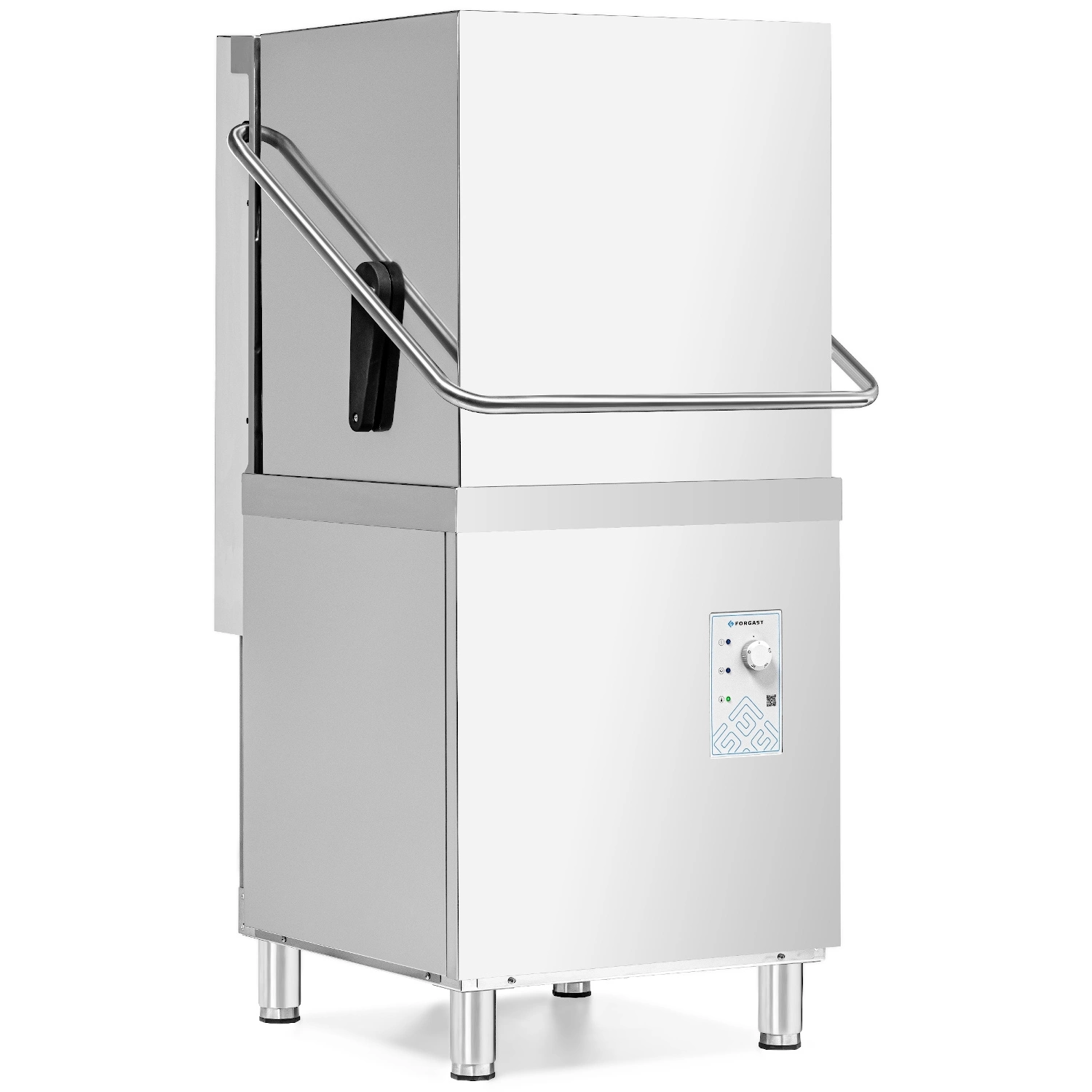 Gastronomická priebežná umývačka riadu s kapotou, manuálne ovládanie, dávkovač umývacieho prostriedku, 11,25 kW, 400 V | FORGAST FG00212 – Obrázok 3