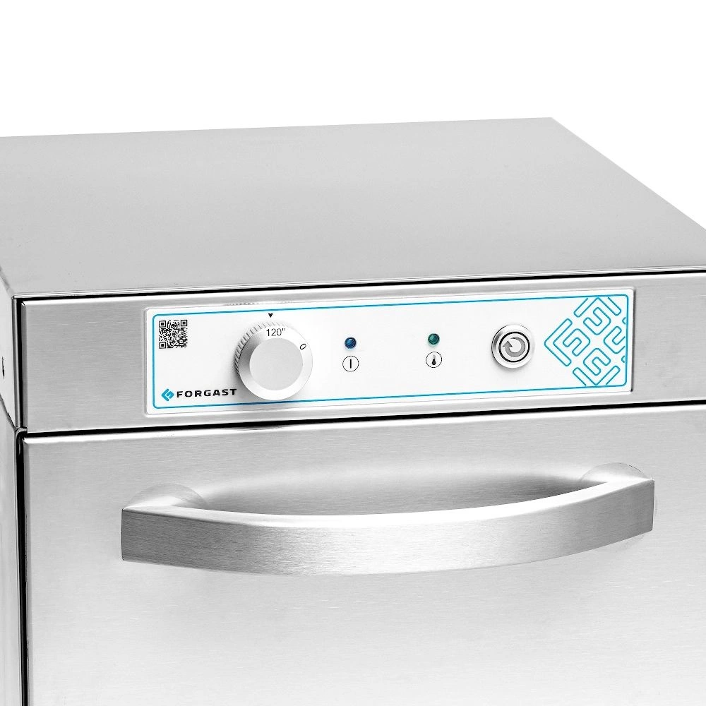 Gastronomická umývačka skla s odtokovým čerpadlom, manuálne ovládanie, kôš 35x35 cm, 2,65 KW, 230 V | FORGAST FG00236 – Obrázok 4