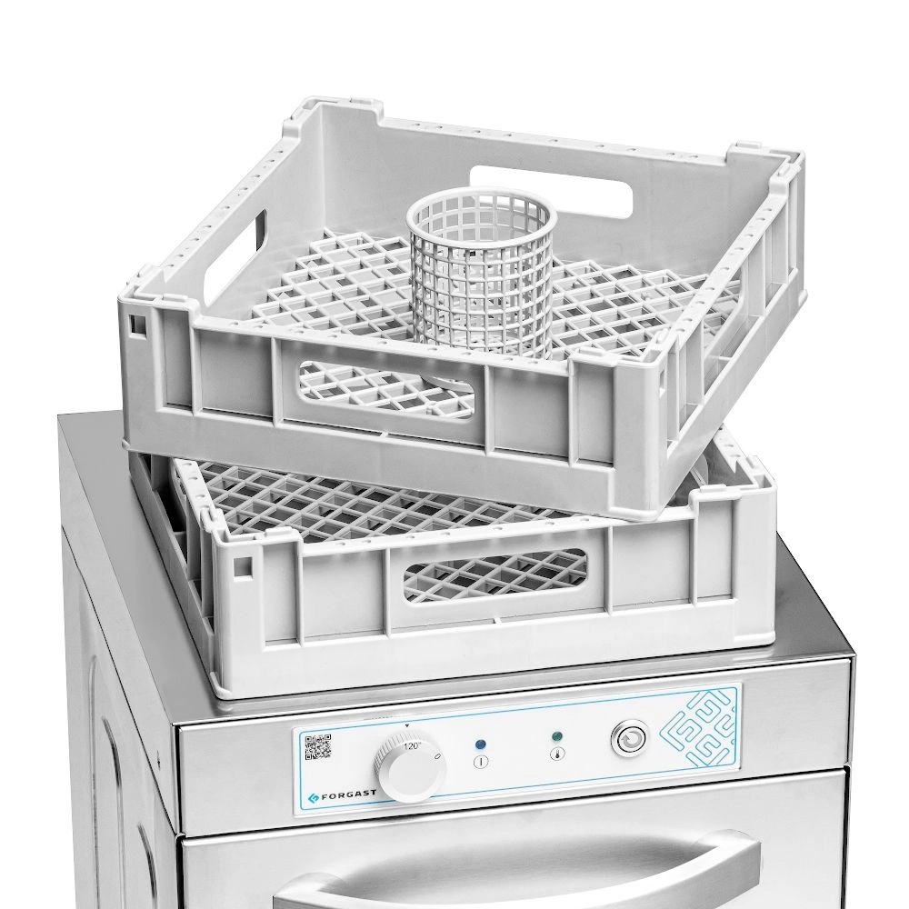 Gastronomická umývačka skla s odtokovým čerpadlom, manuálne ovládanie, kôš 35x35 cm, 2,65 KW, 230 V | FORGAST FG00236 – Obrázok 5