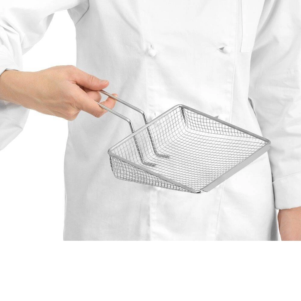 Lopatka na hranolky 20x18 cm, nehrdzavejúca oceľ | FORGAST FG11035 – Obrázok 2