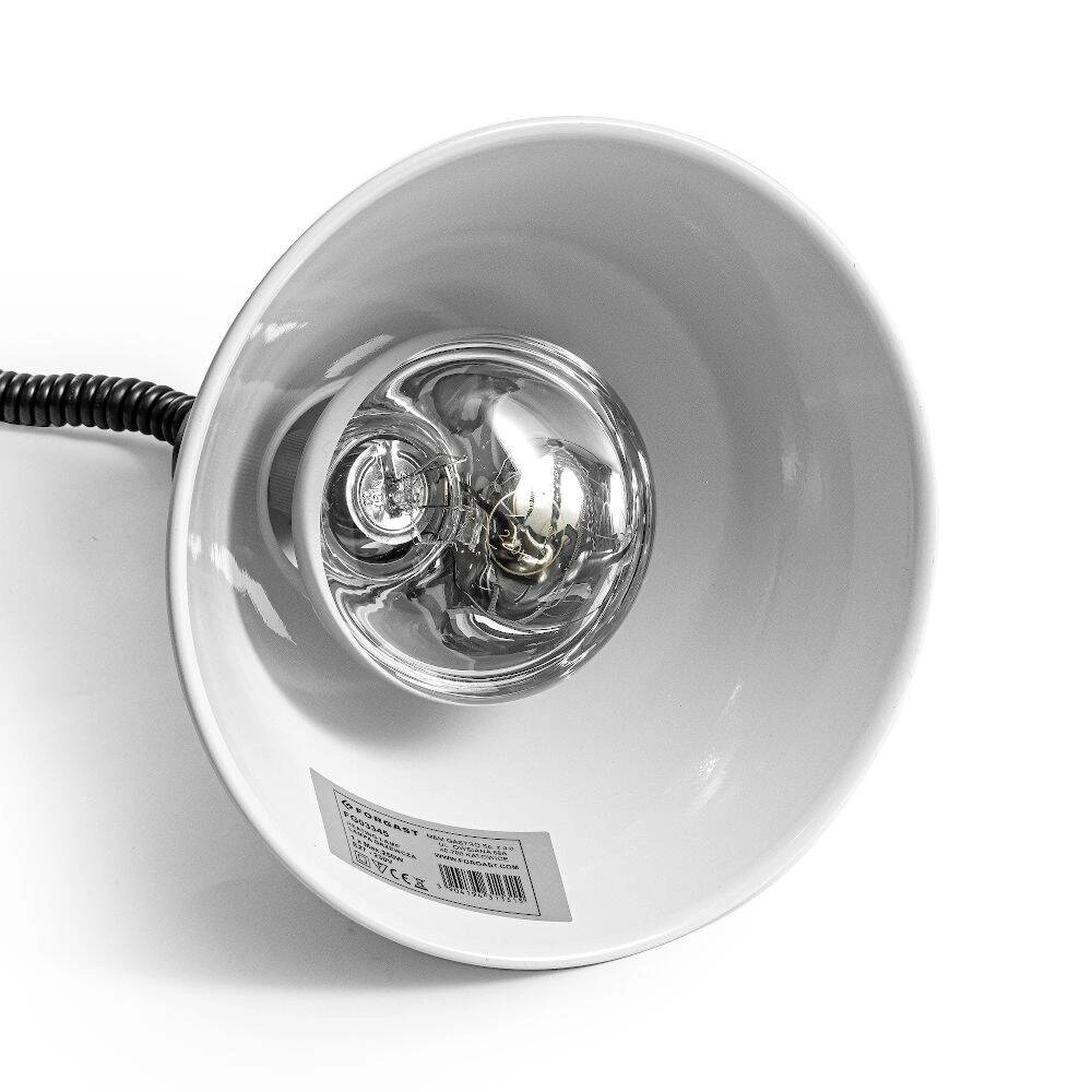 Medená výhrevná lampa na jedlá, kužeľová, 0,25 kW, nastavenie výšky 60-180 cm | FORGAST FG03343 – Obrázok 4