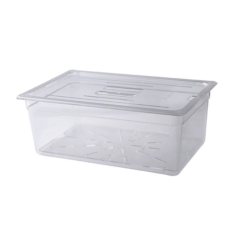 Nádoba GN 1/3 hĺbka 20 cm z polykarbonátu, 7,3 l, priehľadná | FORGAST FG06732 – Obrázok 3