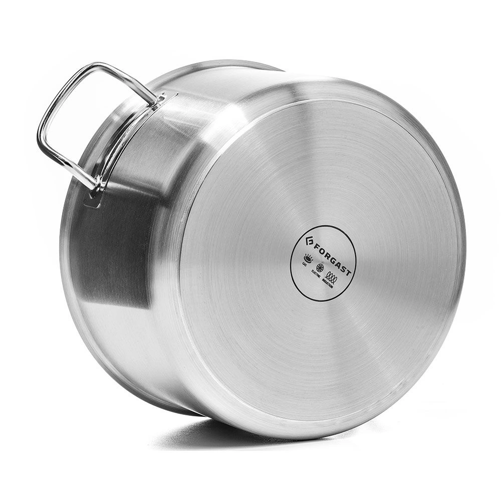 Nízky hrniec z nehrdzavejúcej ocele, 32 l, priemer 40 cm | FORGAST FG02540 – Obrázok 5
