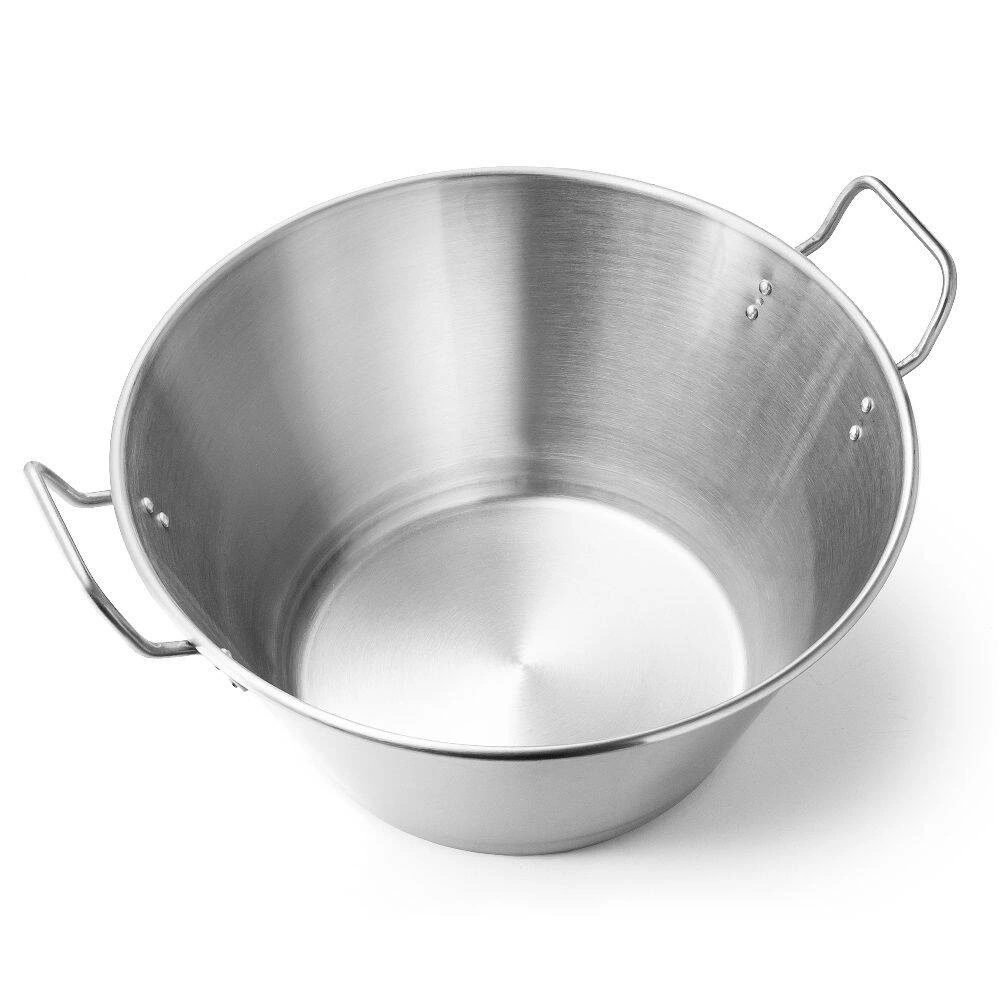Oceľová vaňa s držadlami s priemerom 45 cm FORGAST FG02845 – Obrázok 2