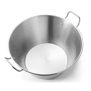 Oceľový podnos s držadlami s priemerom 50 cm FORGAST FG02850