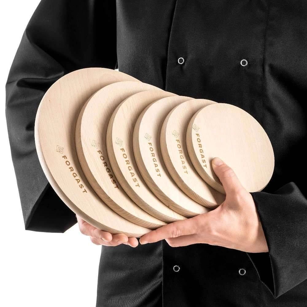 Okrúhla hladká drevená doska 25 cm | FORGAST FG12645 – Obrázok 3