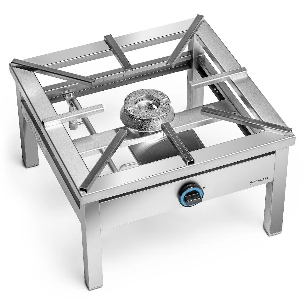Plynový gastronomický taburet 1-horákový, 7,2 kW, 60x60x38 cm | FORGAST FG09411 – Obrázok 3