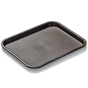 Podnos na fast food hnedý, polypropylén, 35x25 cm, obdĺžnikový | FORGAST FG12506