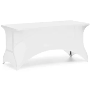 Poťah na stôl 122x61 cm biely | FORGAST FG03813