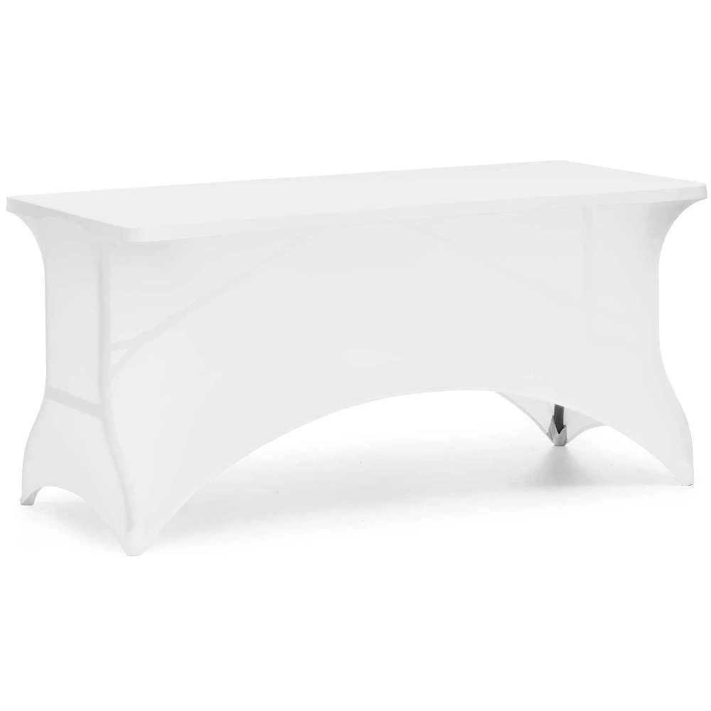 Poťah na stôl 122x61 cm biely | FORGAST FG03813