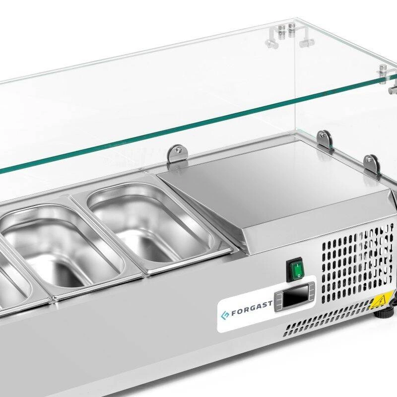 Presklená chladiaca nadstavba Forgast 5 GN 1/4 | FORGAST FG07405 – Obrázok 5