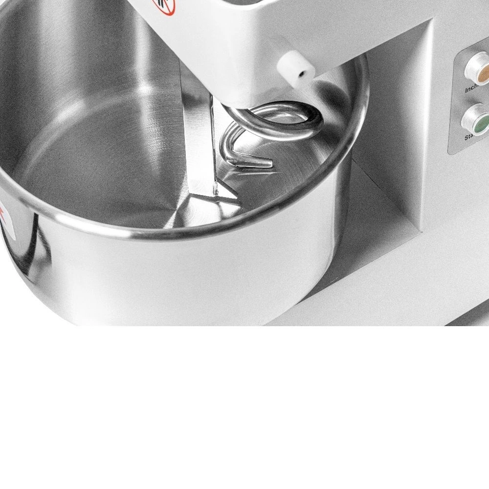 Špirálový mixér (hnietač) so stálou nádobou o objeme 33 l, náplň cesta 12 kg, 1.1 kW, 230 V | FORGAST FG10430 – Obrázok 6