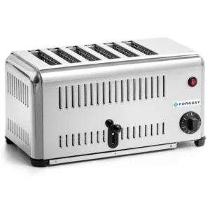 Toster 6 z nehrdzavejúcej ocele, 6 slotov, 3.24 kW | FORGAST FG09806