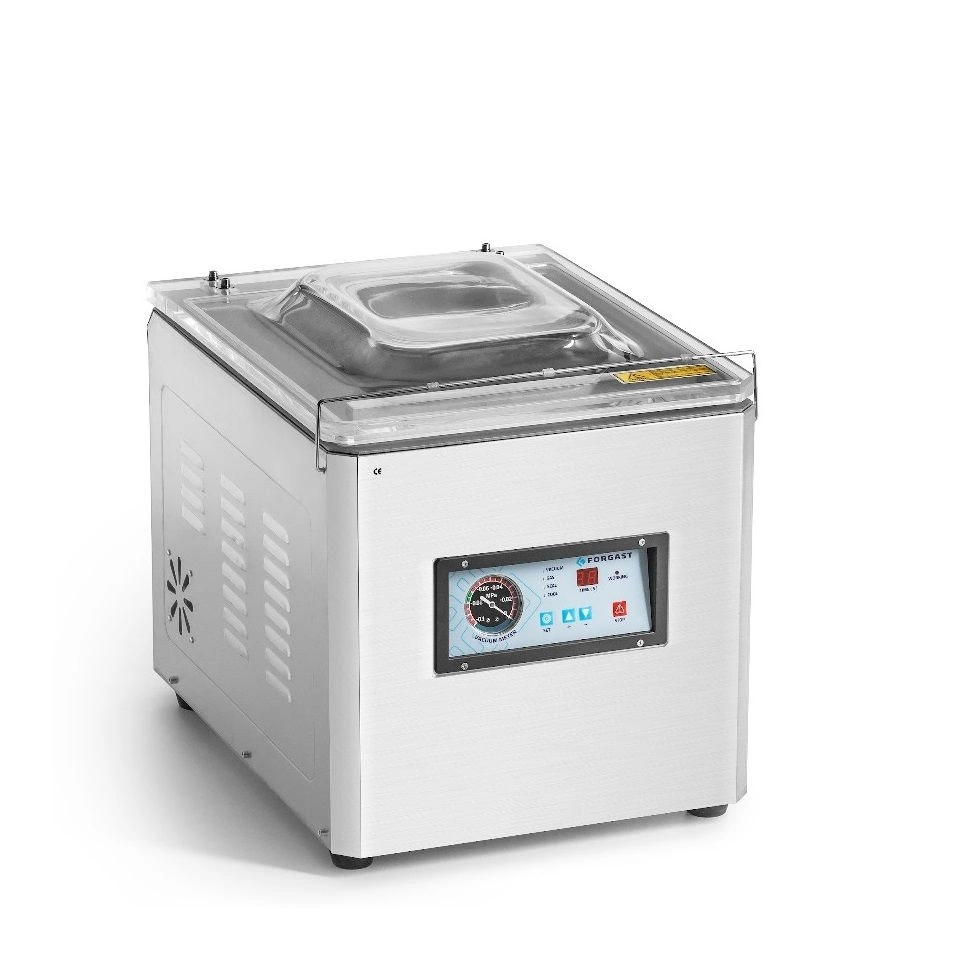 Vákuový komorový baliaci stroj, zváracia lišta 35 cm, 0,9 kW, 230 V | FORGAST FG03435 – Obrázok 2