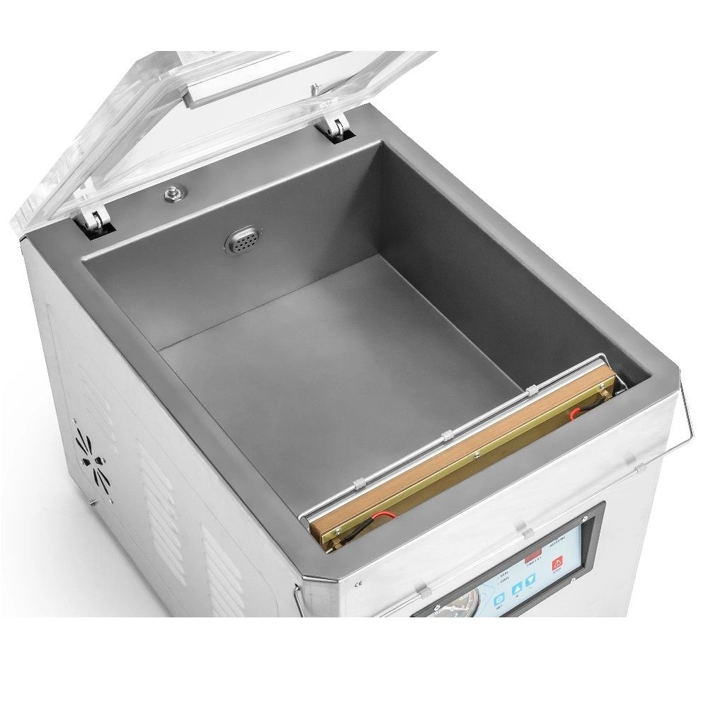 Vákuový komorový baliaci stroj, zváracia lišta 35 cm, 0,9 kW, 230 V | FORGAST FG03435 – Obrázok 4
