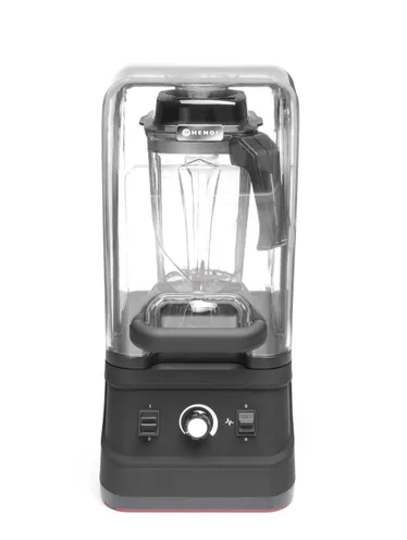 Barový mixér so zvukovým krytom a nádobou bez BPA, HENDI, 230V/1680W, 250x300x(H)540mm – Obrázok 2