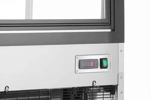 3-policová chladiaca vitrína, Arktic, 650L, Čierna, 230V/490W, 1200x833x(H)1460mm – Obrázok 4