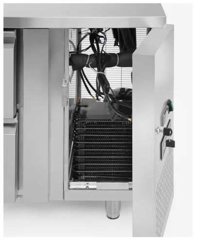 Chladiaci stôl Profi Line 2-dverový, s bočným agregátom, línia 700, Arktic, Profi Line, 230V/250W, 1360x700x(H)858mm – Obrázok 5