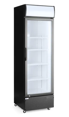 Barová chladnička s podsvieteným panelom, jednodverová, Arktic, 254L, Čierna, 220-240V/250W, 578x605x(H)1980mm – Obrázok 2