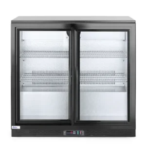 Barová chladnička s dvojitými posuvnými dverami, Arktic, 158L, Čierna, 220-240V/160W, 900x520x(H)865mm