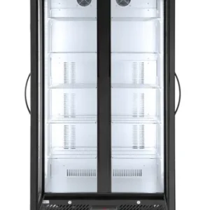Barová chladnička dvojdverová, Arktic, 384L, Čierna, 220-240V/365W, 900x530x(H)1820mm