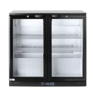 Dvojdverová chladnička so zadnou lištou, Arktic, 158L, Čierna, 220-240V/160W, 900x530x(H)870mm