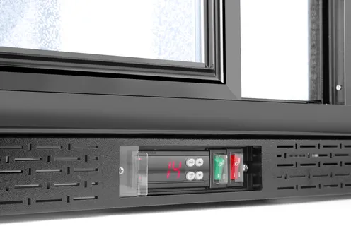 Barová chladnička s 3 posuvnými dverami, Arktic, 254L, Čierna, 220-240V/160W, 1350x520x(H)865mm – Obrázok 5