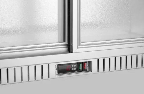 Chladnička barová s 2 posuvnými dverami, Arktic, 150L, Strieborná, 220-240V/160W, 900x520x(H)840mm – Obrázok 4