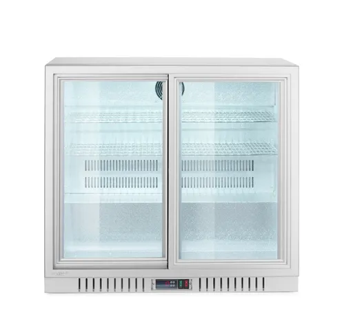 Chladnička barová s 2 posuvnými dverami, Arktic, 150L, Strieborná, 220-240V/160W, 900x520x(H)840mm