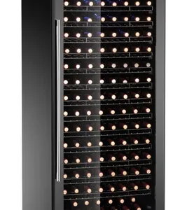 Chladnička na víno, 1-zónová, 224 fliaš, Arktic, 542L, Čierna, 685x700x(H)1833mm